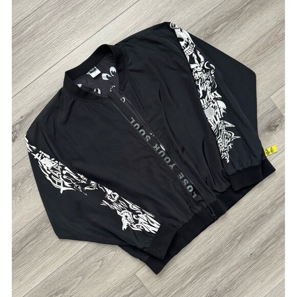 Walt Disney World adult Villains X Heidi Klum Villains Bomber Jacket - sz XXL - Picture 5 of 7